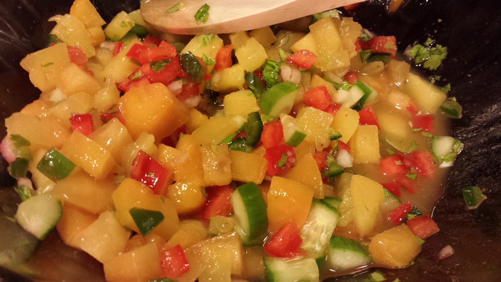Zesty Cucumber Pineapple Peach Salsa A Food Lover’s Delight