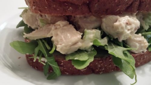 Hearty Honey Mustard Chicken Salad Sandwich (Photo Credit: Adroit Ideals)
