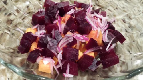 Add some shaved purple onion (Photo Credit: Adroit Ideals)