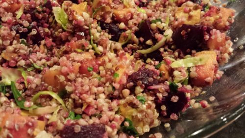 Autumn Harvest Super Grains Salad is a colorful favorite (Photo Credit: Adroit Ideals)