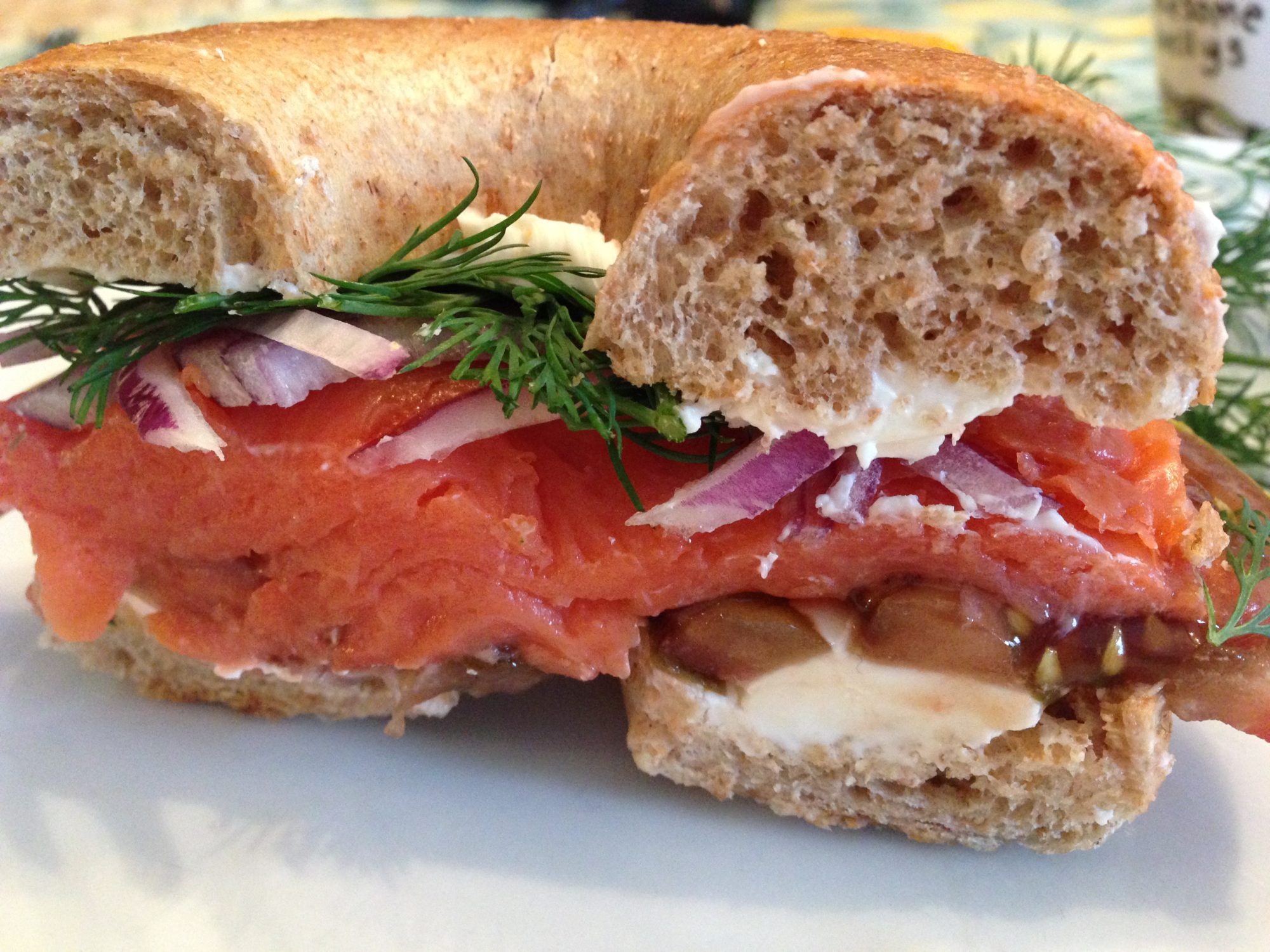Smoked Salmon Bagel Sandwich A Food Lover’s Delight