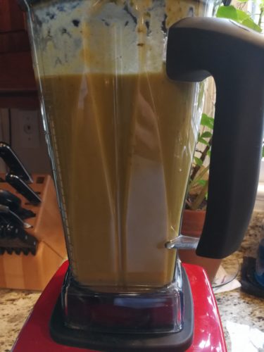 Use Vitamix to blend