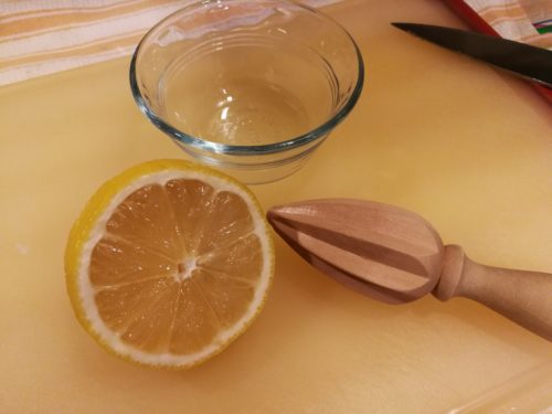 Add lemon juice