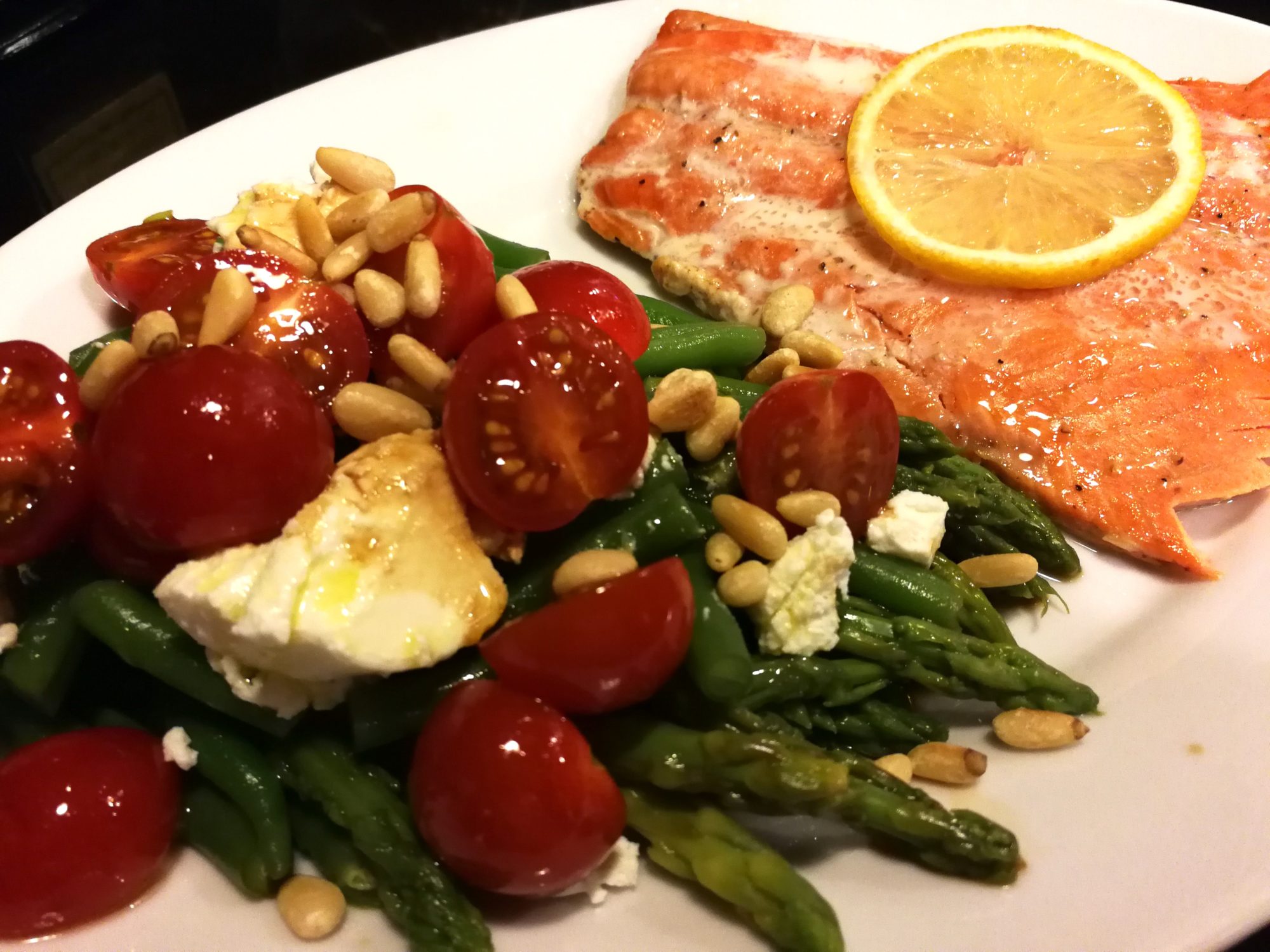 Herbed Asparagus Green Bean Tomato Salad A Food Lover's Delight