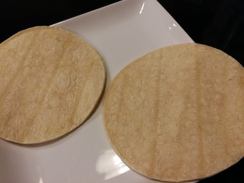 Use two corn tortillas per taco