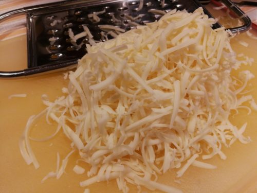 shredded Monterey Jack cheese