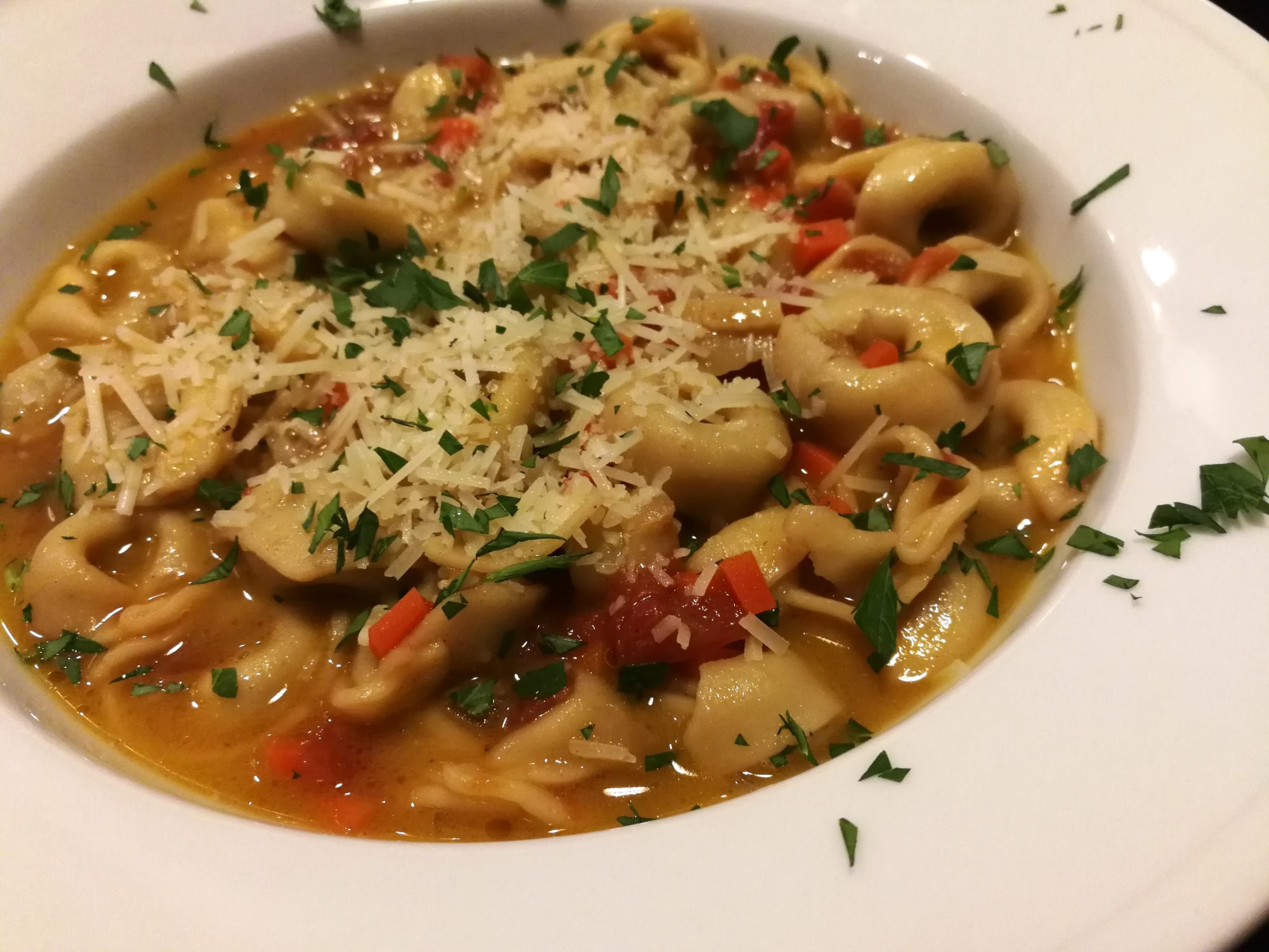 Italian Pesto Tortellini in Easy Au Jus A Food Lover’s Delight