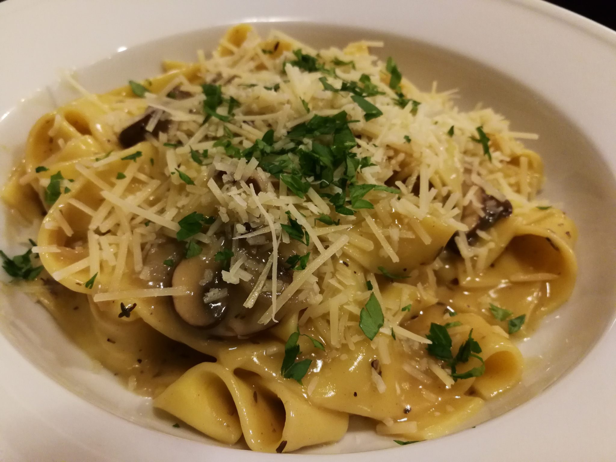 Mushroom Pappardelle A Food Lover's Delight